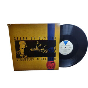 Spear Of Destiny Strangers In Our Town Vinyl EP Record Post-Punk Promo Gothic